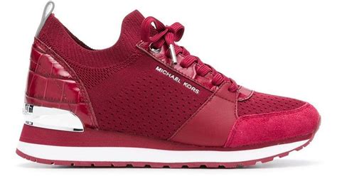 michael kors shoes red|red Michael Kors tennis shoes.